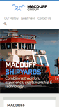 Mobile Screenshot of macduffshipyards.co.uk